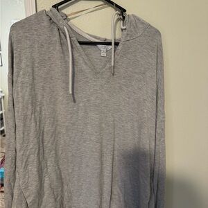 Gray Hooded Sweatshirt